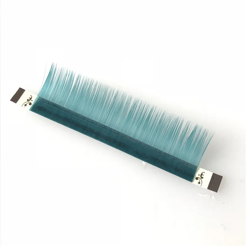 

Your logo Korean colour eyelash extension silk, Green