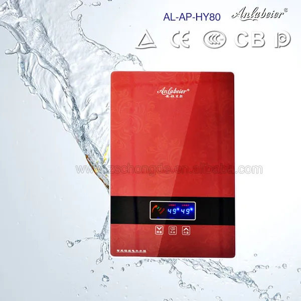 anlabeier brand electric instant water heater for Ecuador market 220V 8000W