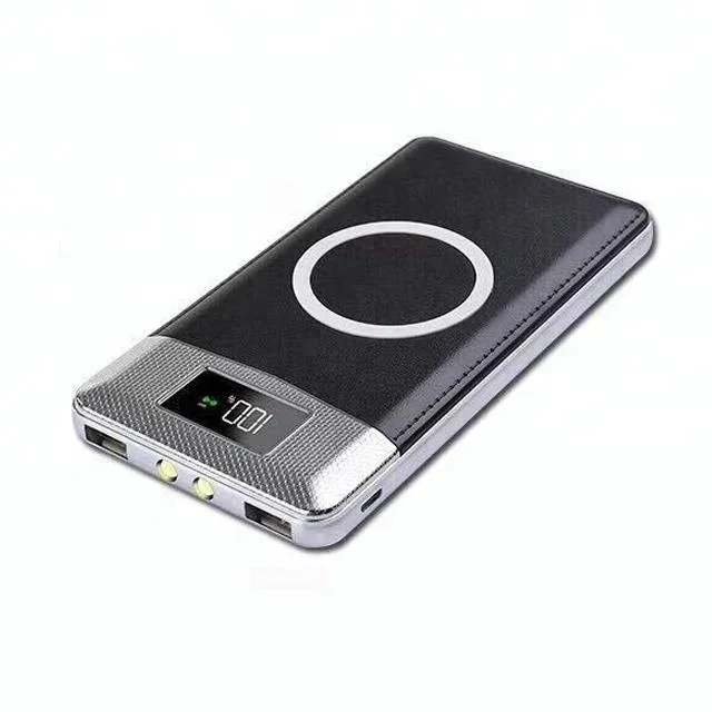 2019 KD-222 good quality 2 in 1 power bank supply qi wireless power bank 10000mAh, 20000mAh Power Bank