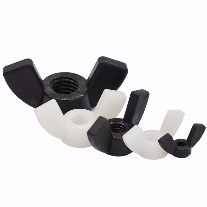 M6 M10 M16 Nylon Plastic Wing Nut Butterfly Nut Buy Plastic Wing Nut