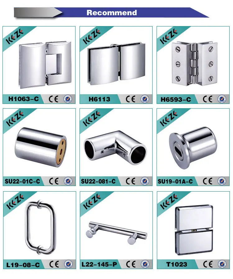 High quality adjustable lifting glass door hinges