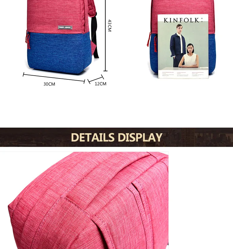 2017 School Bag Wholesale Daypack Student Backpack Bag