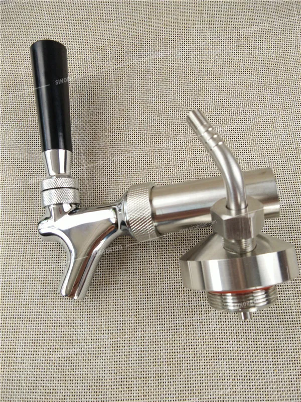Beer Keg Charger CO2 Dispenser, 0-60 PSI Mini Keg Regulator