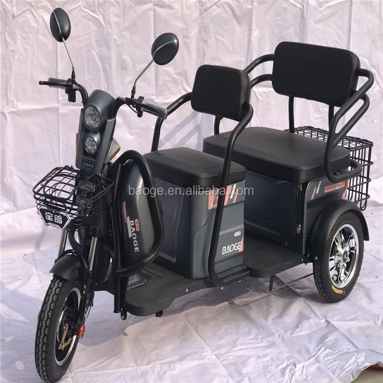 electric tricycle with passenger seat