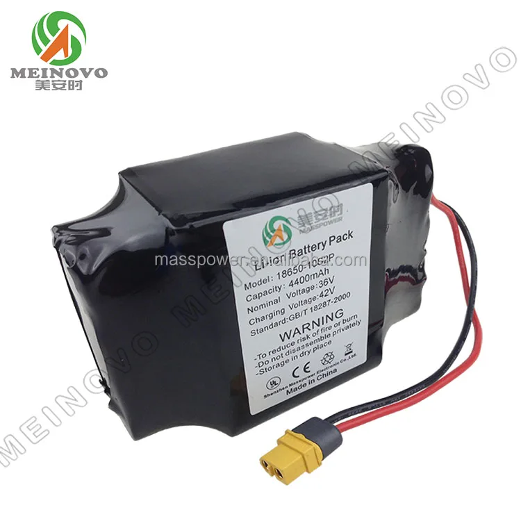 36V 4,4Ah Li-Ionen Akku Für Hoverboard - 10S2P Mit BMS Schutz 4400mAh