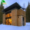 steel Structure prefab Wooden House/Fast prefabricated lovely small cabin shipping container
