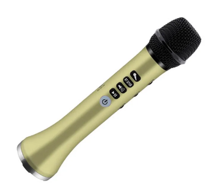 

High quality 15 trumpet portable karaoke wireless microphone speaker amplifier L698