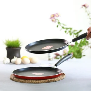 Image of alloy aluminum pizza pan pancake pan nonstick fry pan