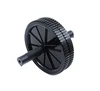 Dual Ab Wheel Roller Abdominal Crunch Core Training Exercise Equipment with Comfortable Easy Grip Handles