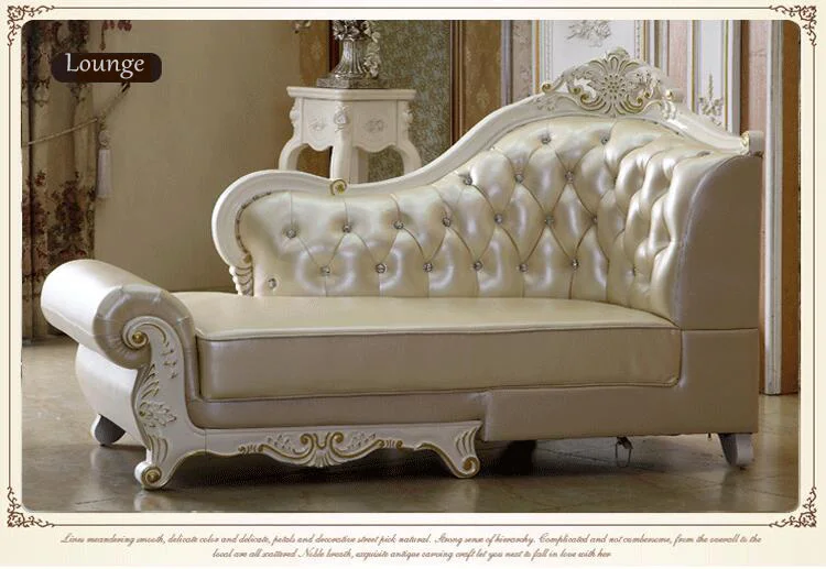 high quality European antique living room sofa furniture genuine leather set o10256