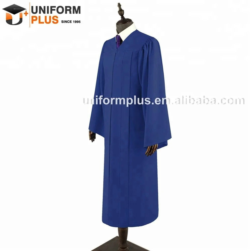 College University Royal Blue Graduation Gown And Robe Buy Blue Graduation Gown,College