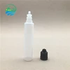 Free Sample 30ml Black Cap Empty E Liquid Bottle PE Eye Drops Bottle