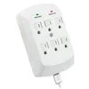 6 AC Outlet Surge Protector Wall Mount Socket with 2 USB Wall Charger 2.1A