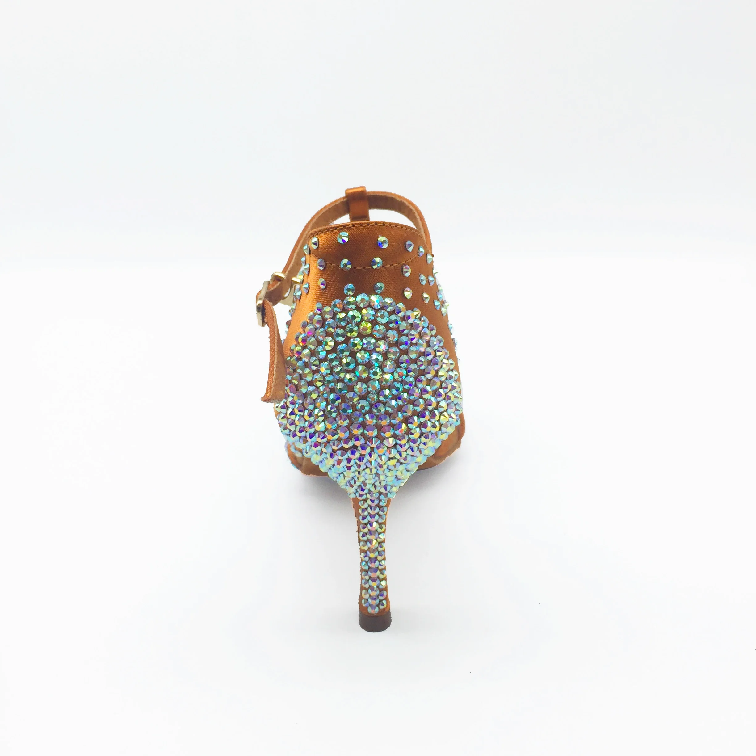 Soft Bottom Adult Latin Dance Shoes Rhinestone Latin Dance Competition Shoes