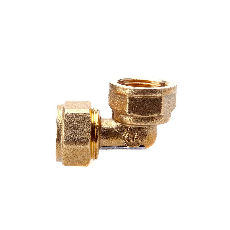 Ga Wholesale Brass Compression Pex Pipe Fittings Pressed Brass Fittings