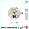 ETA Quick correction of date, day, month, and moon phases mechanical movement 7751 for watch Chronograph mechanism with cams