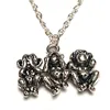 Three Monkeys necklace Three wise monkeys Charm pendant See no evil, Three Monkeys Jewelry