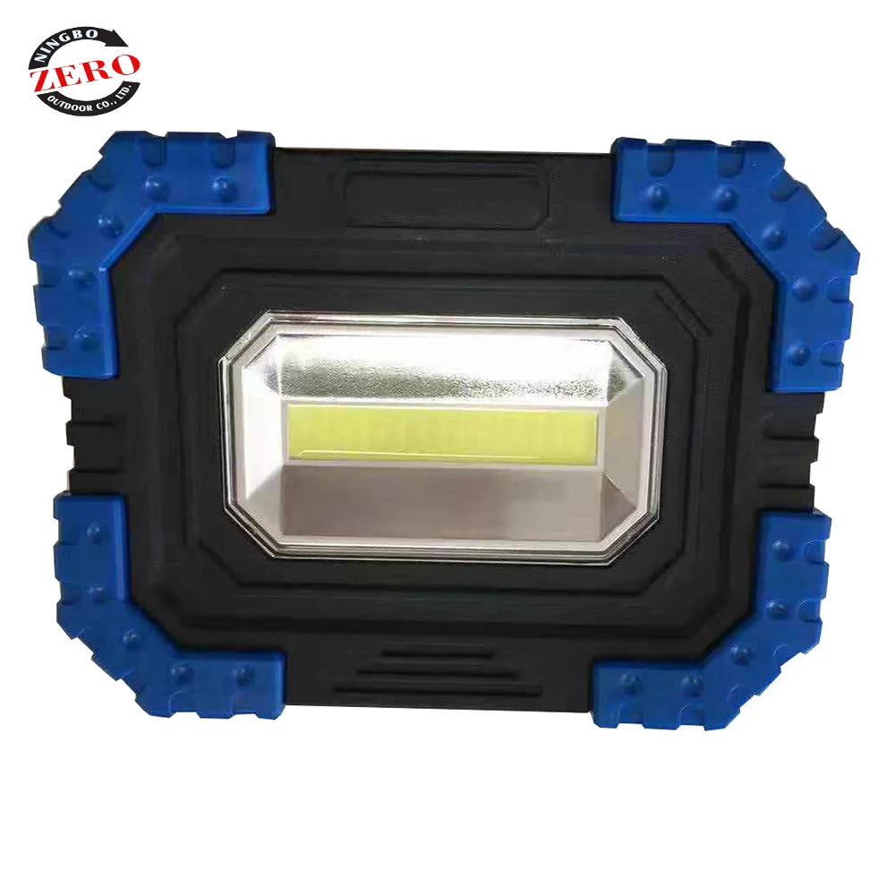 high power Magnet 680 Lumens ABS alkaline dry battery  powered square Rotate white rotatable cheap spot COB work light lamp