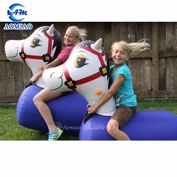 inflatable pony bouncer