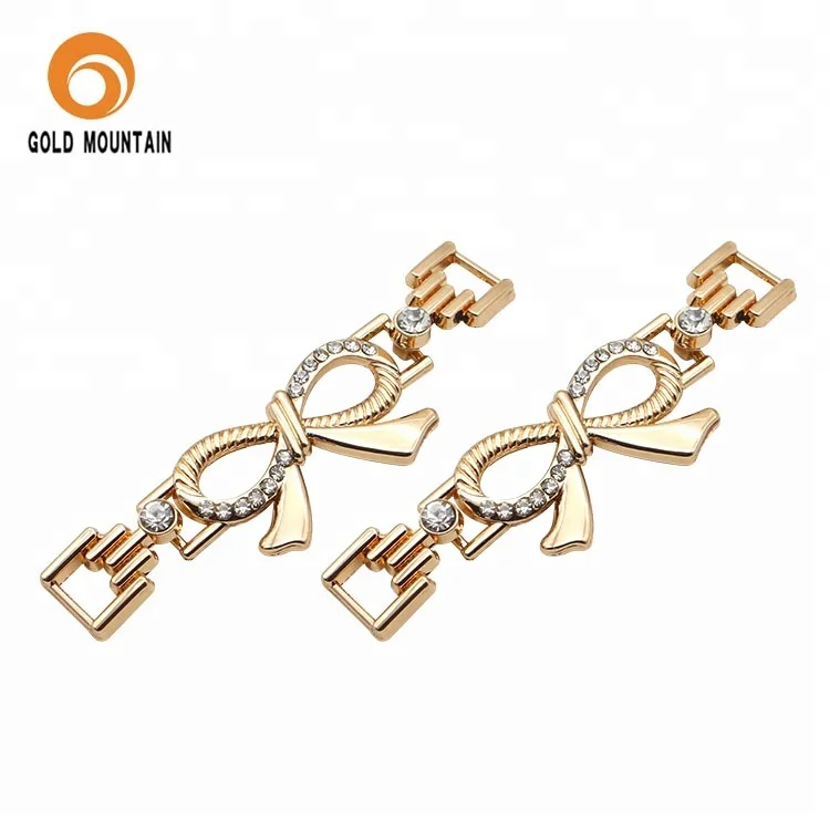 

Gold mountain shoe buckle decoration shoe accessories, Custom