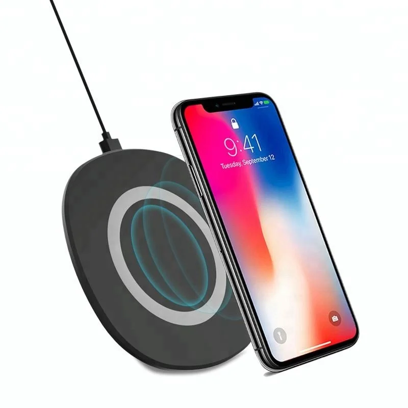 

Top Selling Antislip Silicone 10W Fast Wireless Charging Pad for iPhoneXs, Black white