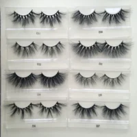 

best selling 2019 faux 5d mink eyelashes vendor 25mm mink eyelash