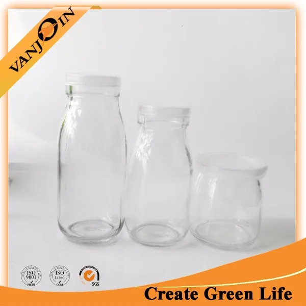 Daily Use 100ml 250ml 300ml 500ml 1000ml Dairy Bottle Empty Glass Milk ...