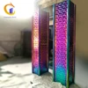 Modern metal colorful stainless steel clad interior decorative column cover
