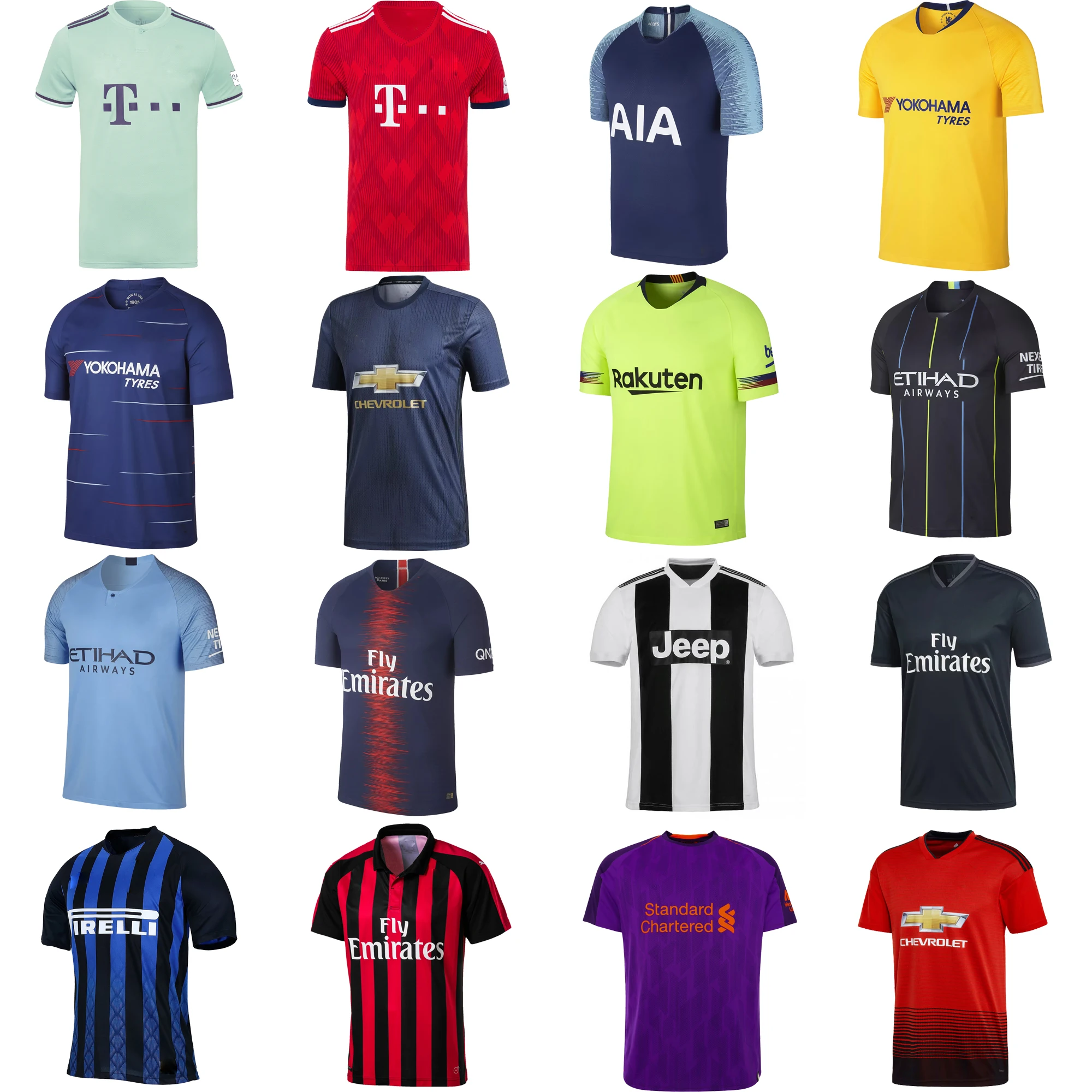 

wholesale madrid city united juventus tottenham everton inter neymar ronaldo soccer football jersey shirts kit
