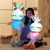 cute plush toy flashing plush led music rabbit stuffed toys