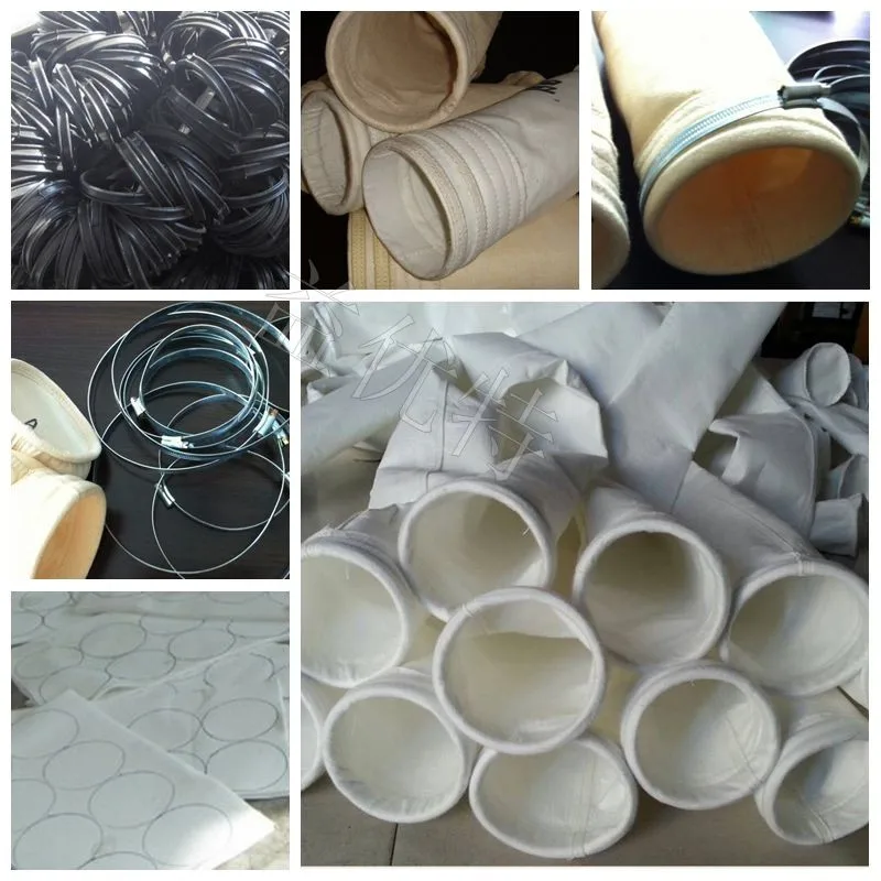 Polyester Needle punched dust filter bag/Filter sock Filter sleeve