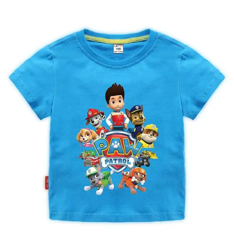 

boy clothing kids clothing Korean kids's clothing summer kids's cartoon design printed cotton round neck short-sleeved T-shirt