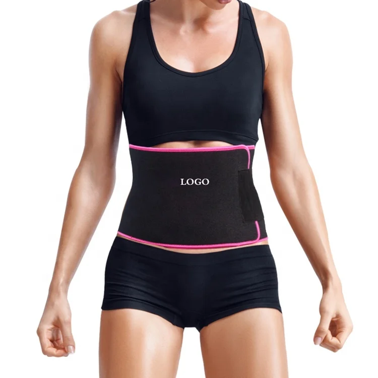 

Sweat Protective Waist Pocket Elastic Moulding Sweat Tie Abdomen Sports Fitness Belt Y-1086, Black, green, yellow, powder