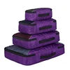 Travel Business Trip 4 Piece Nylon Luggage Pack Cube