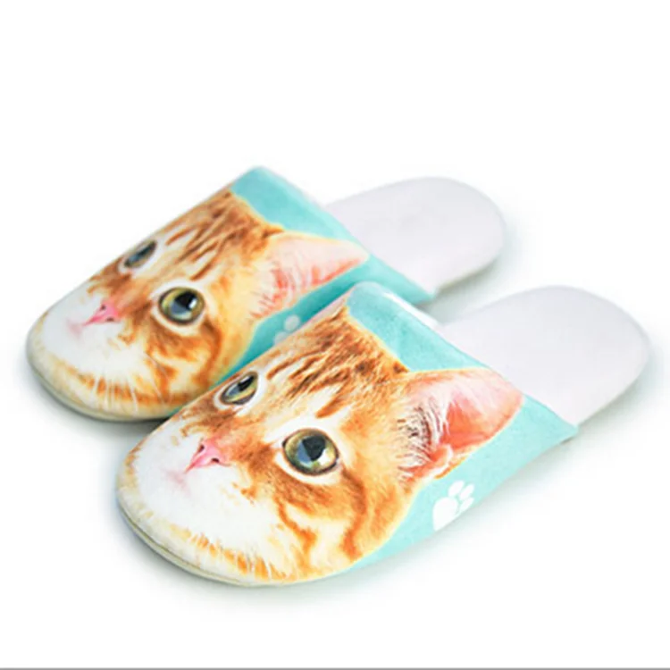 

TPR outsoles Cute Slippers Women flat anime cosplay plush Slippers home office hotel Shoes, Customized colors