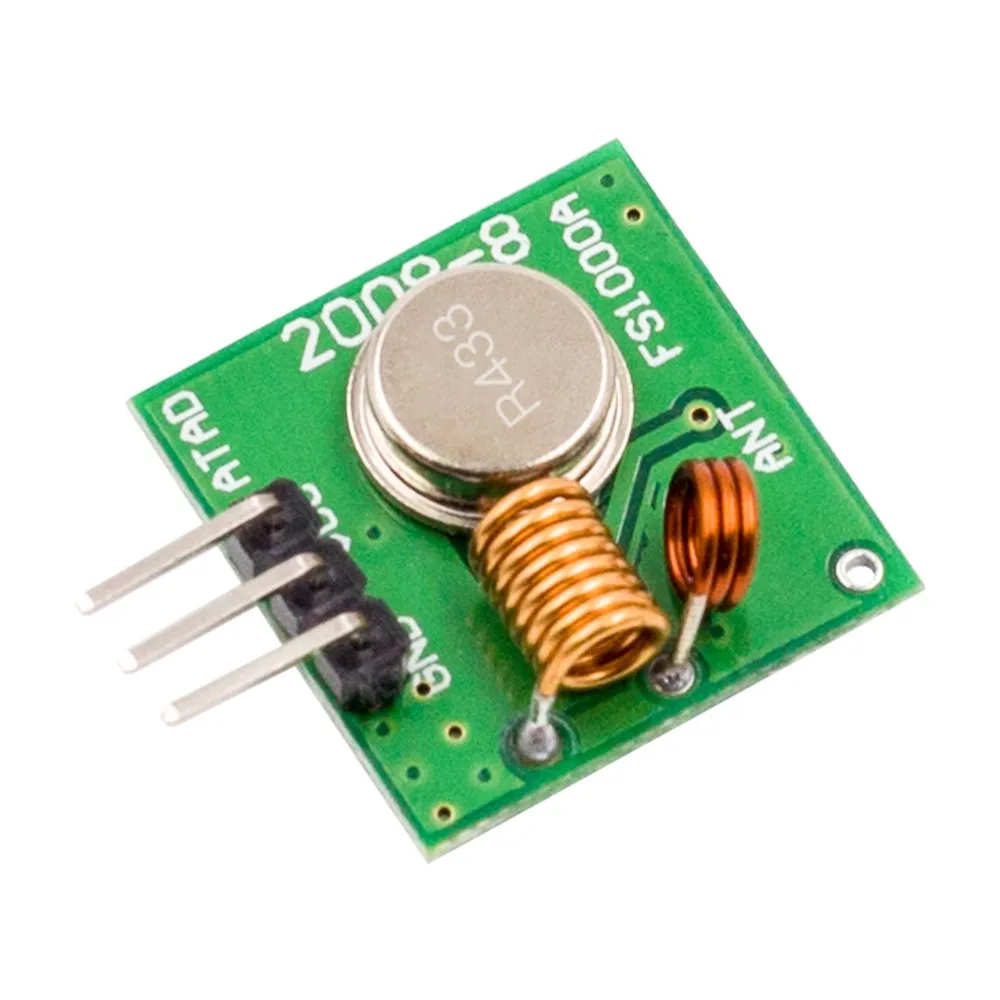 433mhz Rf Wireless Transmitter And Receiver Module Link For Uno Kit