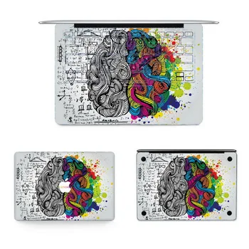 Personalised Left And Right Brain Laptop Full Body Protective Matt ...