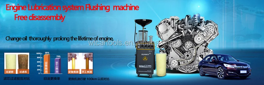 Lubrication System Flushing Machine Engine Oil Change Machine - Buy ...