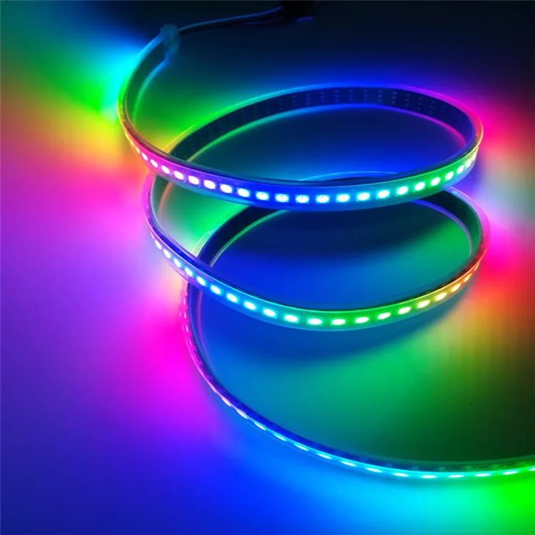 ws2811 ws2812 50CM/1M/5M Waterproof 5050 RGB LED Strip Light 30/60/144 led/m DC 5v 12v Addressable Dream Color led Stripe Tape