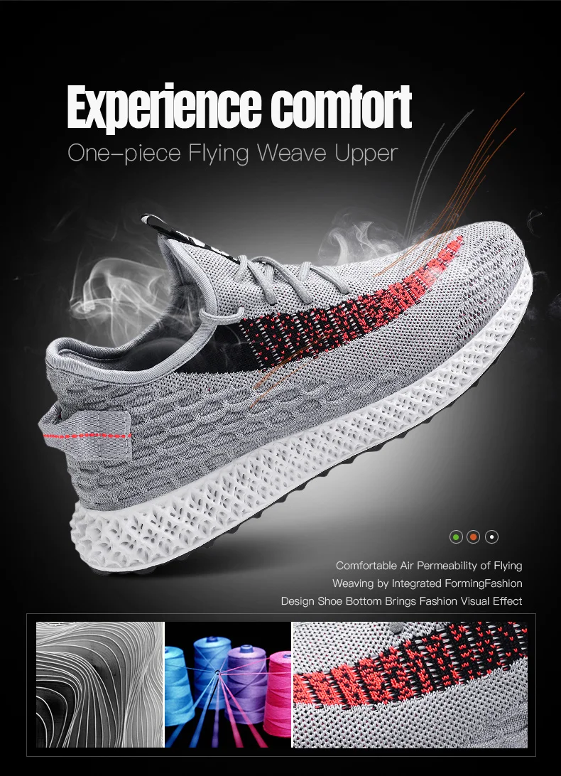 2019 New Arrived Spring Summer Men Futurecraft 4D Running Shoes Low Top Sneakers Knit Breathable Wear-resistant Casual  Shoes