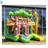 Factory Inflatable PVC Tarpaulin 5,4 x 5,9 x 4,1 m Fairytale Dryad Combo Bouncer Jumper House for Kids