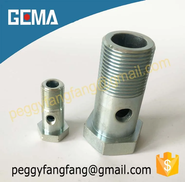 700m Metric Bolt Din7643 Hydraulic Banjo Fitting Carbon Steel Hollow ...