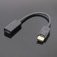 

1080P Male To Female DP Displayport to HDMI Cable Display Port to 1080P HDMI Adapter Converter For HP/DELL Laptop PC Projector