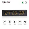 [Ganxin]New Design 1'' Indoor Led Alarm Clock RS232 Sports Race Timer Clock Electronic Digital Led Wall Clock