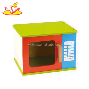 kids wooden microwave