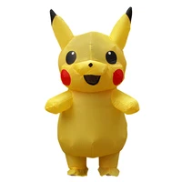 

Inflatable Cute Cartoon Character Pikachu with Yellow Colour Mascot Costume Festival Celebration Party Decoration for Adults