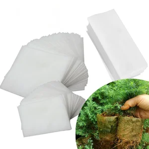 Image of Multi-Size Little plant seedling bag 20*20CM in biodegradable PE Material Little plant seedling bag