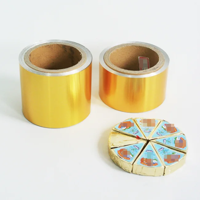 Alloy 8011 colored aluminum foil with lacquer for cheese packing