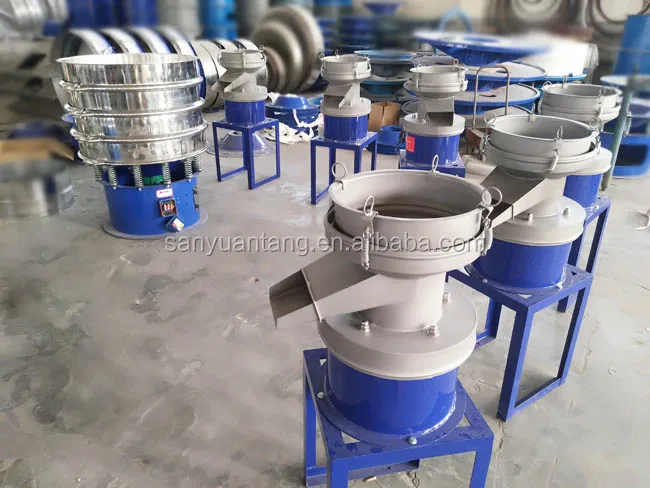 Circular fruit juice vibro filter sieve / vibrating sifting machine