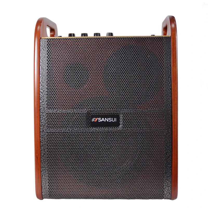 Sansui Sy01 Portable Music Box Karaoke Speaker With Usb/bt/woofer